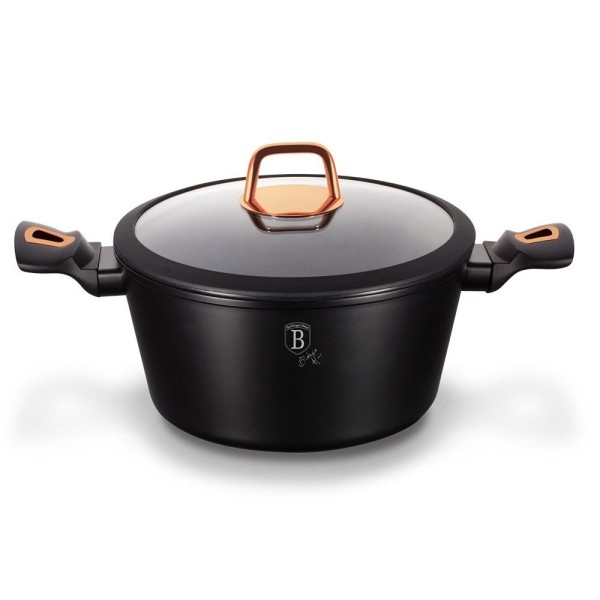 Горщик 4 л 24 см BERLINGER HAUS ЧОРНА ТРОЯНДА BH-1642-N
