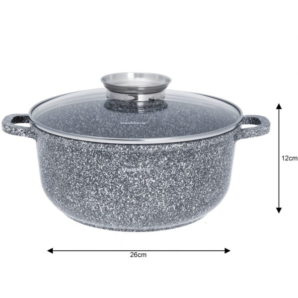 Каструля KLAUSBERG KB-7523 з мармуровою поверхнею 5,6 л 26 см