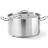 Каструля Kitchen Line середнього розміру з кришкою, діаметр 9,5 л, 280 x 155 мм - Hendi 836408