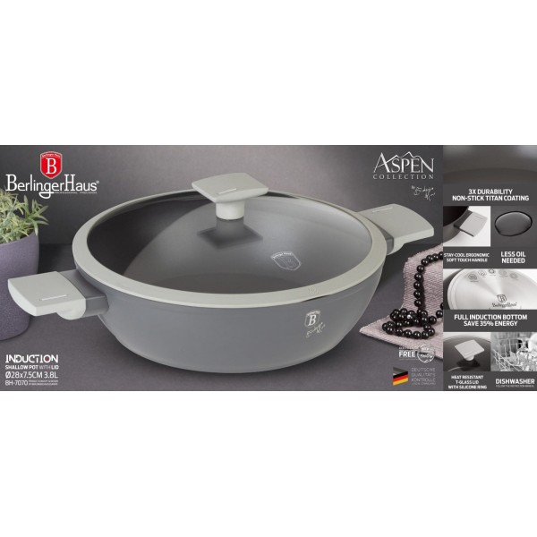 Garnek niski Berlinger haus ASPEN BH-7070 (28 cm)