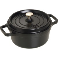 STAUB LA COCOTTE Кругла чавунна каструля 2,6 л, чорна