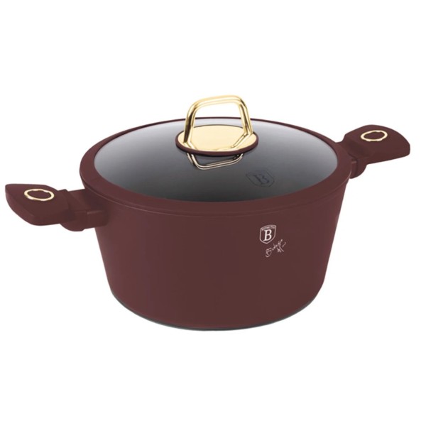 Каструля з кришкою 28 см BerlingerHaus Leonardo BH-8042