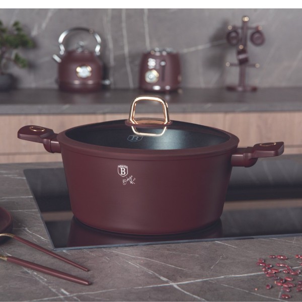 Garnek z pokrywką Berlinger haus Leonardo BH-8042 (28 cm)