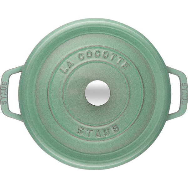 STAUB LA COCOTTE Кругла чавунна каструля 2,2 л м'ята