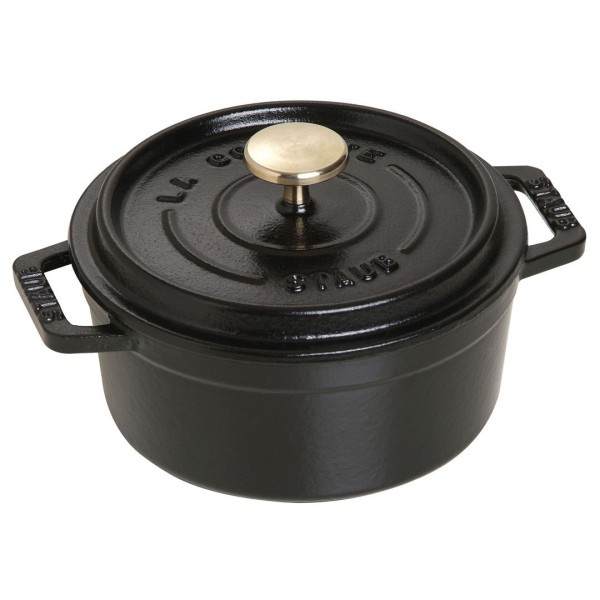 STAUB LA COCOTTE Кругла чавунна каструля 400 мл, чорна