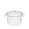 RIESS - Висока каструля з кришкою 1,5 л 16 см Класична WEISS