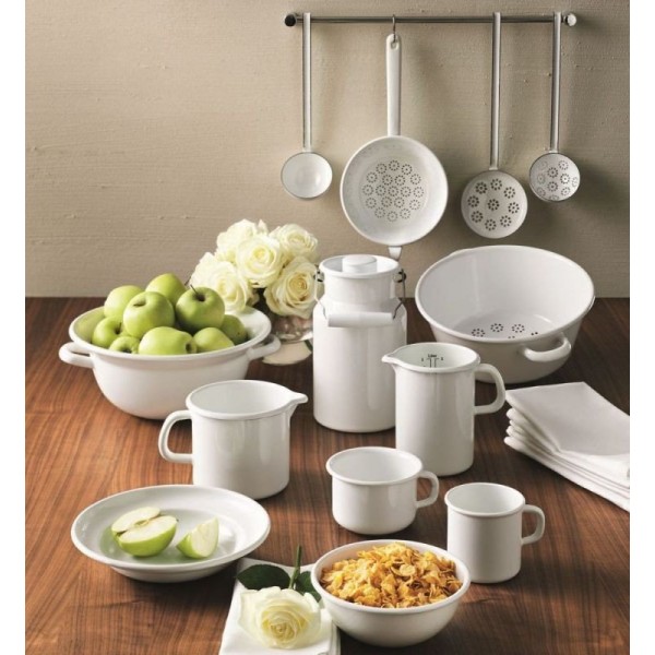 RIESS - Висока каструля з кришкою 1,5 л 16 см Класична WEISS