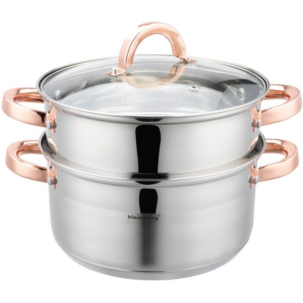 Zestaw garnków parowych Klausberg KB-7731 (22 cm, 3 elementy)