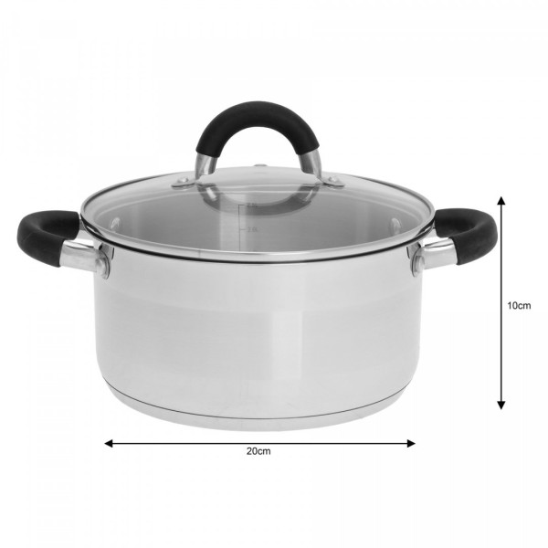 КАСТРОНЯ 3,0 л 20 см KiNGHOFF KH-4344