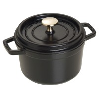 STAUB LA COCOTTE Кругла чавунна каструля 1,2 л, чорна