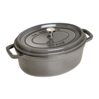 STAUB LA COCOTTE Каструля чавунна овальна 3,2 л, графіт