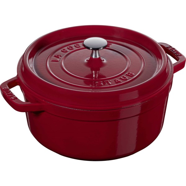 STAUB LA COCOTTE Кругла чавунна каструля 6,7 л, каштановий колір