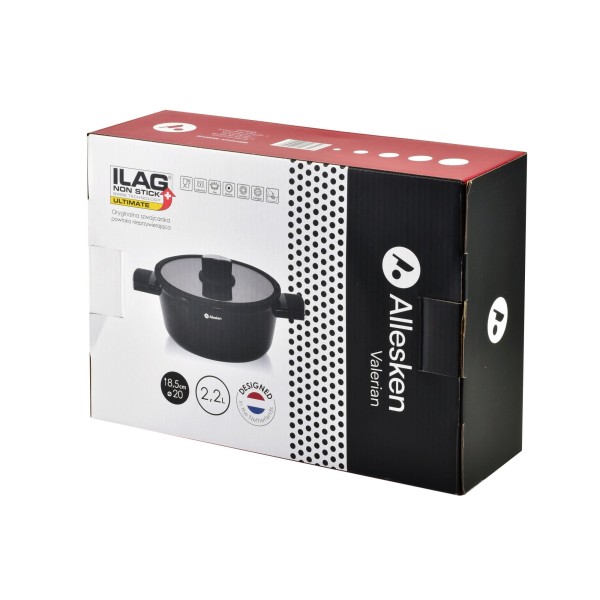 Каструля ВАЛЕРІАНА 20x30xh8.5 см АЛЛЕСКЕН ІЛАГ УЛЬТИМАТ 2.2 л