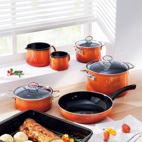 Garnek niski Riess Corall (1,0 l / 16 cm)