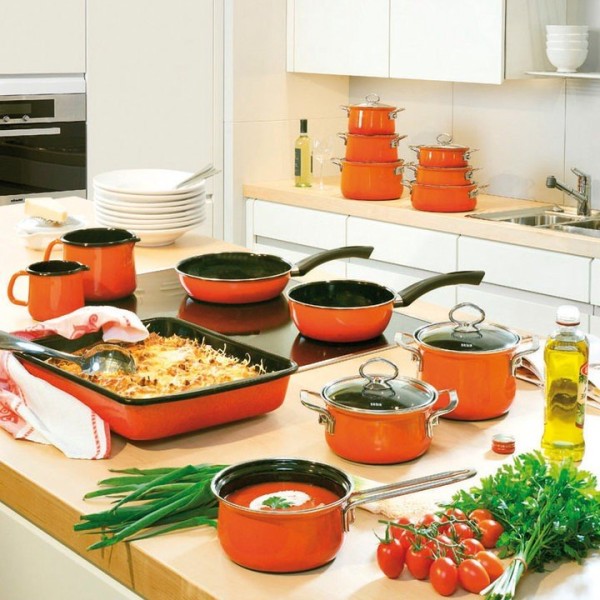 Garnek niski Riess Corall (1,0 l / 16 cm)