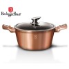 Каструля 4,5 л 24 см Berlinger Haus Metallic Line, рожеве золото BH-1515-N