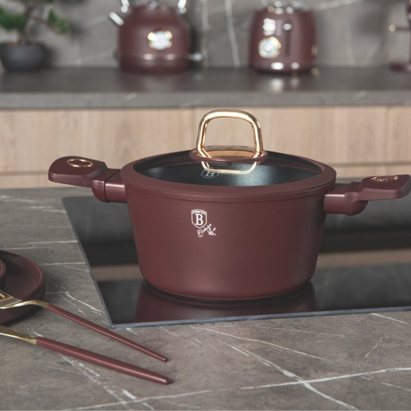 Garnek z pokrywką Berlinger haus Leonardo BH-8040 (20 cm)