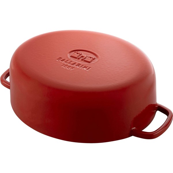 Чавунна каструля BALLARINI BELLAMONTE овальна 2,2 л, червона