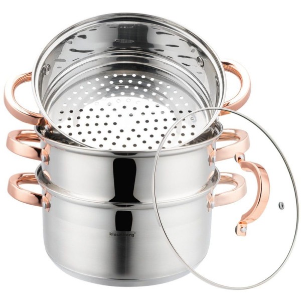 Zestaw garnków parowych Klausberg KB-7732 (22 cm, 4 el.)