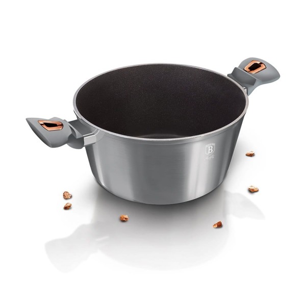 ГРАНІТНИЙ ГОРЩИК 28 СМ 6,1 Л BERLINGER HAUS MOONLIGHT BH-6013