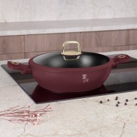 Неглибока каструля 3,8 л з кришкою 28 см Berlinger Haus Колекція Leonardo BH-8038