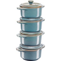 Zestaw mini kokotek Staub GIFT GIVING (4x 10 cm)