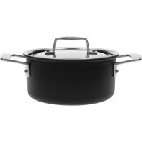 Каструля DEMEYERE BLACK 5 низька з кришкою 2,2 л