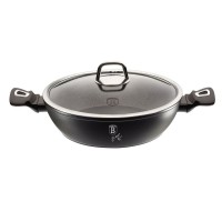 ПЛОСКА КАСТРУЛЯ 3,8 Л 28 СМ BERLINGER HAUS ЧОРНИЙ СРІБЛЯСТИЙ BH-1850