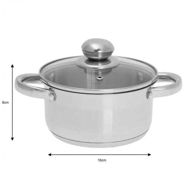 Garnek tradycyjny Kinghoff KH-4327 (1.5 l, 16 cm)