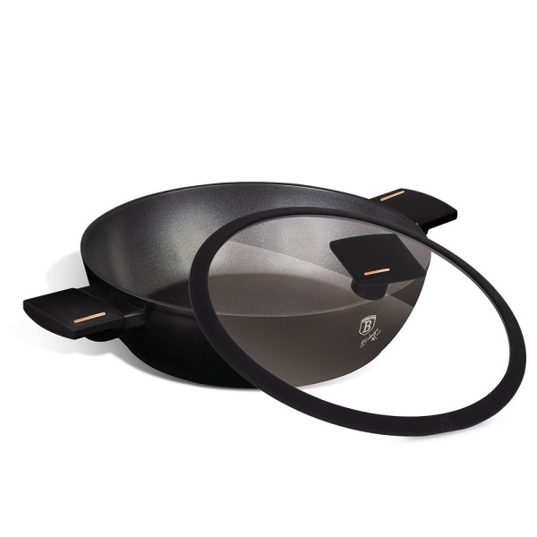 Garnek płytki z pokrywką Berlinger haus BH-7090 (28 cm)