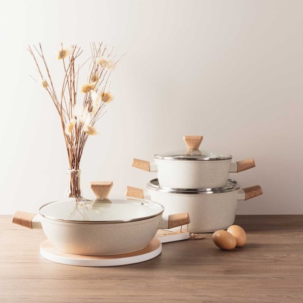 Garnek marmurkowy Bergner BG-34745 (20 cm)