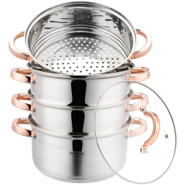 Zestaw garnków parowych Klausberg KB-7733 (22 cm, 5 el.)