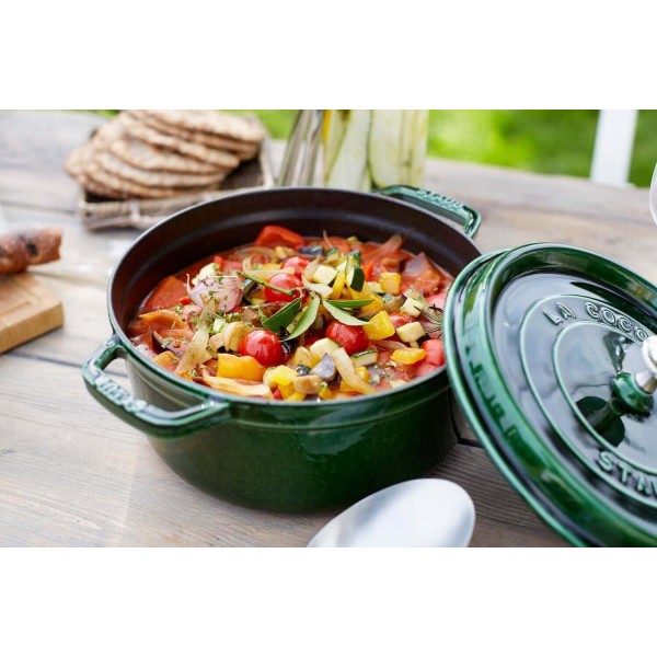 Чавунна каструля STAUB LA COCOTTE кругла 5,2 л, зелена