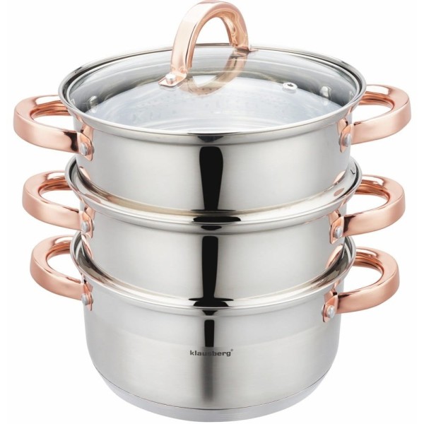 Zestaw garnków parowych Klausberg KB-7729 (20 cm, 4 el.)
