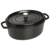 Каструля STAUB LA COCOTTE овальна чавунна 5,5 л, чорна