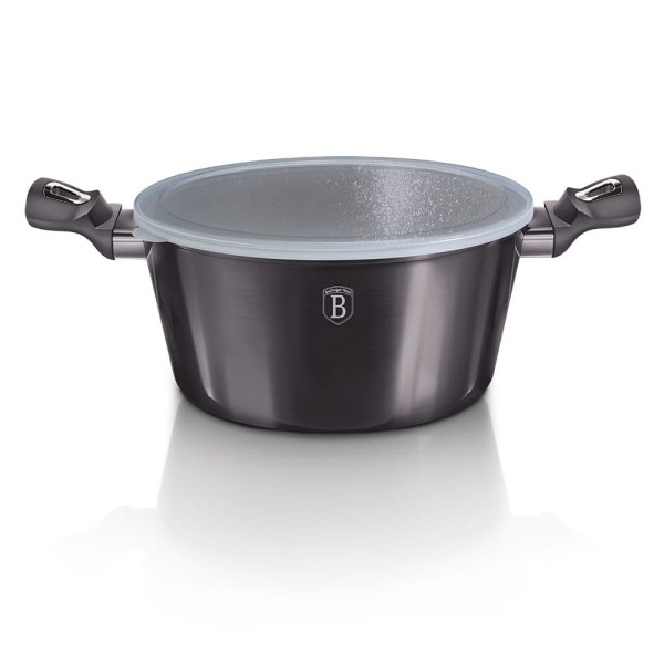 Каструля з гранітним покриттям 2,5 л 20 см BERLINGER HAUS Carbon Pro BH-6892