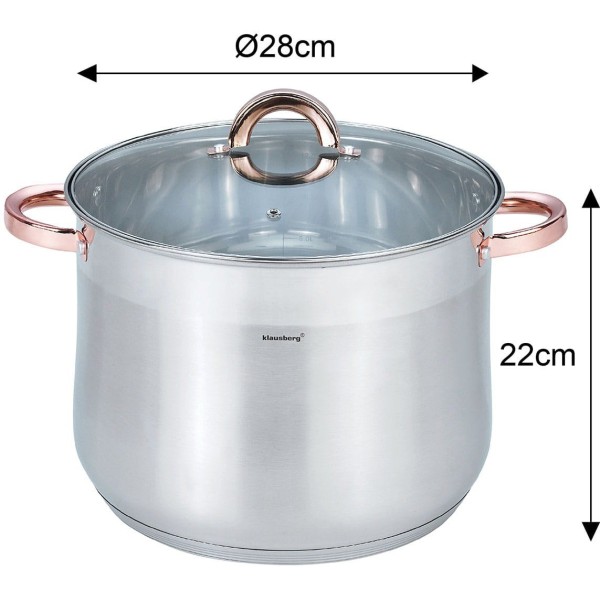 Garnek gastronomiczny Klausberg KB-7795 (13 l)
