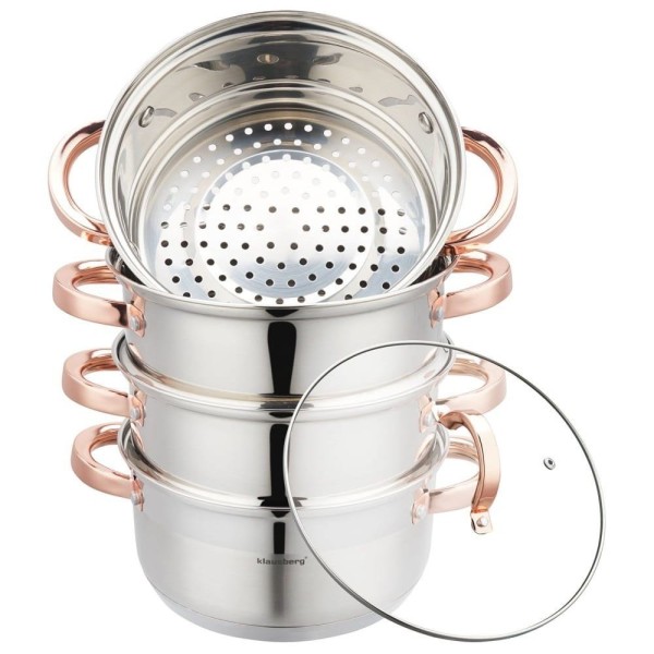Zestaw garnków parowych Klausberg KB-7730 (20 cm, 5 el.)