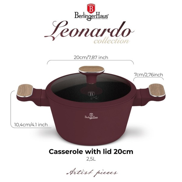 Garnek z pokrywką Berlinger haus BH-8300 (20 cm)