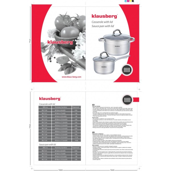 Garnek gastronomiczny Klausberg KB-7128 (9,5 l, 28 cm)