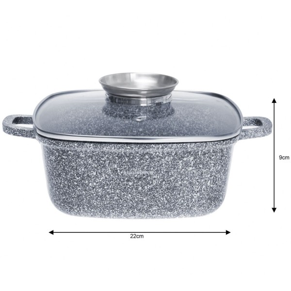 Garnek tradycyjny Kinghoff KB-7529 (3,7 l, 22 cm)