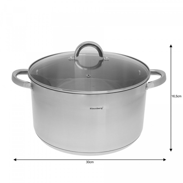 Garnek gastronomiczny Klausberg KB-7129 (11,5 l, 30 cm)