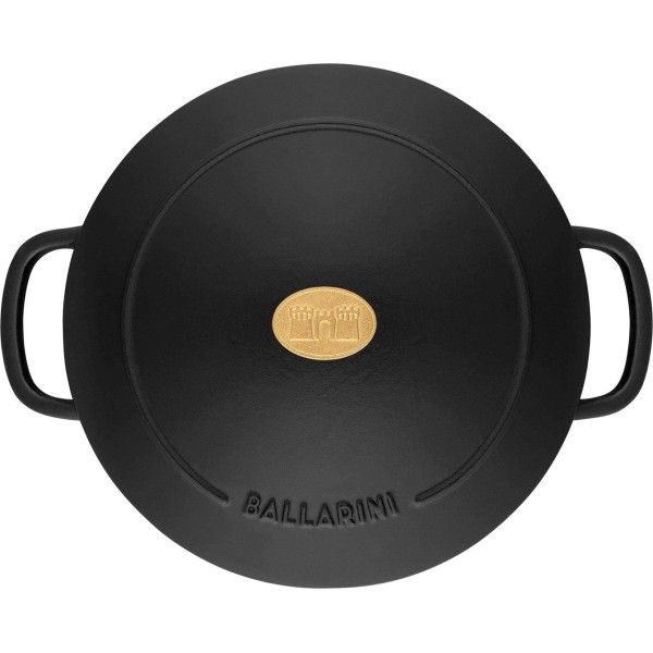 Чавунна каструля BALLARINI BELLAMONTE кругла 2,6 л, чорна