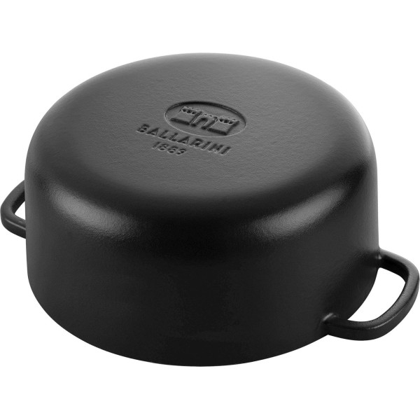 Чавунна каструля BALLARINI BELLAMONTE кругла 2,6 л, чорна