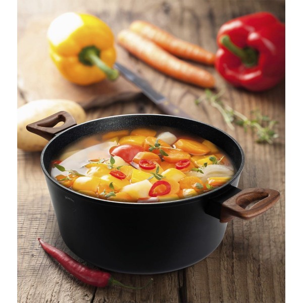 Каструля з гранітним покриттям 20 см 2,5 л BERLINGER HAUS чорне дерево, палісандр BH-1716