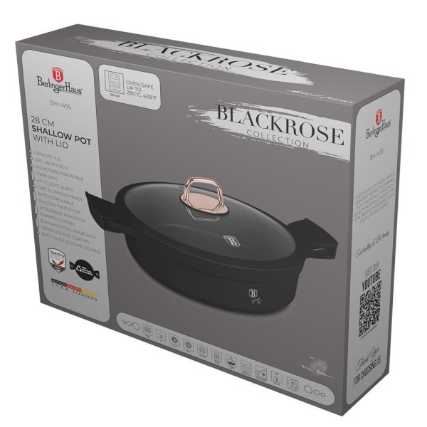 Wok niskiego typu Berlinger haus BH-1455 (28 cm)