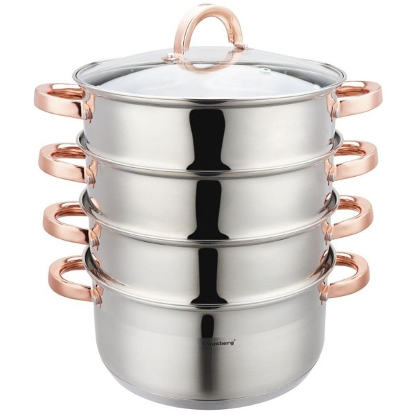 Zestaw garnków parowych Klausberg KB-7736 (24 cm, 5 elementów)