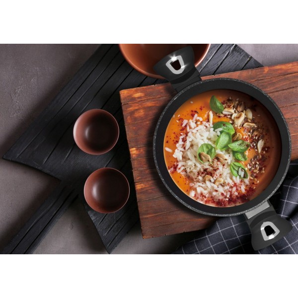 Каструля 2,5 л 20 см Berlinger Haus чорний срібний BH-1851