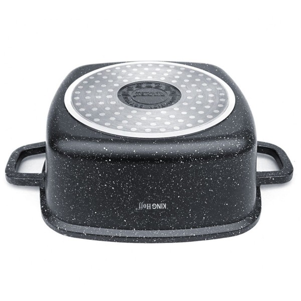 Garnek kwadratowy Kinghoff KH-1602 (3,7 l, 22 cm)