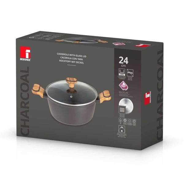 Garnek tradycyjny Bergner BG-56037 (24 cm)